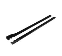 Marches latérales 2M / 78.7 "Jupe Latérale Extension Winglet Splitter Tablier Kit Carrosserie Accessoires Voiture Universels pour E90 E92 E93 325i 335i(Noir)