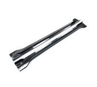 Marches latérales Jupe Latérale Voiture Extension Splitter Lip Spoiler Diffuseur Accessoires pour Jeep pour Grand Cherokee SRT SRT8 Wk2 2012-2021(Aspect Fibre de Carbone)