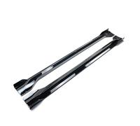 Marches latérales Jupe Latérale Voiture Extension Splitter Lip Spoiler Diffuseur Accessoires pour Jeep pour Grand Cherokee SRT SRT8 Wk2 2012-2021(Noir Brillant)