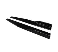Marches latérales Jupe Latérale Voiture Pare-Chocs Diffuseur Spoiler Tabliers pour Series F20 F21 F30 F35 E90 E91 E92 E93 G30 G38 X1 X2 X3 M2 M3 M4(Noir Brillant)