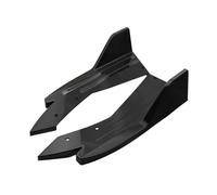 Marches latérales Pare-Chocs Arrière Lip Splitter Universal Car Side Fender Fins Body Spoiler Chin Skirt Protector 2pcs Rear Wrap Angle Splitters(Style A)