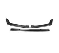 Marches latérales pour Civic Hatchback 2016-2021 Kit Carrosserie Spoiler Séparateur Latéral Lèvre Pare-Chocs Avant Déflecteur Protection Accessoires Voiture(Aspect Fibre de Carbone)