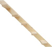 Marches pour chats Escalier pour chats Montage mural Mur d'escalade 5 marches 1 m bois 9960