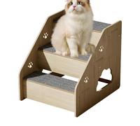 Marches pour chien pour lit,escaliers pour chien pour lit - Marches antidérapantes pour petits chiens Marches d'escalier pour chien | Escalier en bois résistant à l'usure pour chien, aide à l'escalier