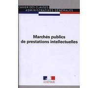 Marchés publics de prestations intellectuelles-ccag 1018