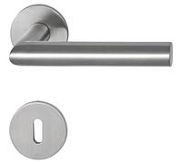 MARCHESI 1420M.2142M-2143M-207 Garniture de poignée de porte en acier inoxydable mat