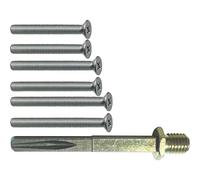 MARCHESI 4359HK SOLIDO Kit de fixation en acier galvanisé pour porte de 95-105 mm d'épaisseur