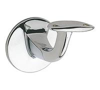 MARCHESI 4627 MS Support de main courante en laiton chromé avec support bombé Distance au mur 65 mm