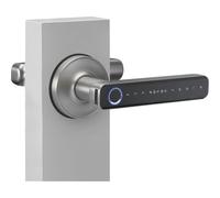 MARCHESI 7023 Drücker Press Office R Empreinte digitale + Code, Si, argent, rund | Argenté