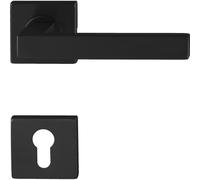 MARCHESI Poignée Chia PZ, avec cames de support, acier inoxydable noir mat