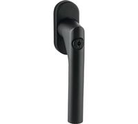 MARCHESI Poignée de fenêtre verrouillable à onglet avec cylindre de verrouillage + clé noire