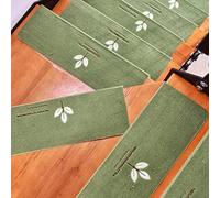 Marchettes d'escalier Autocollantes, 15 pcs Tapis d'escalier antidérapant, Tapis de marches, Antiderapant Escalier, Bande Antidérapante Escalier pour Enfants, Aînés et Animaux(D,70x22cm)