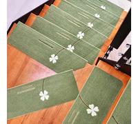 Marchettes d'escalier Autocollantes, 15 pcs Tapis d'escalier antidérapant, Tapis de marches, Antiderapant Escalier, Bande Antidérapante Escalier pour Enfants, Aînés et Animaux(B,70x22cm)