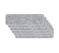 Marchettes d'escalier Autocollantes, 15 pcs Tapis d'escalier antidérapant, Tapis de marches, Antiderapant Escalier, Bande Antidérapante Escalier pour Enfants, Aînés et Animaux(A,55x22cm)