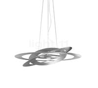 Marchetti Afelio S60 Suspension LED feuille d’argent Ce luminaire comporte des modules à LED prémontés de classes énergétiques A A++, A+, A