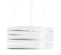 Marchetti Band S50 Suspension LED blanc/feuille d’argent Ce luminaire comporte des modules à LED prémontés de classes énergétiques A A++, A+, A