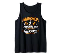 Marcheur Santé Humour Marche Sport Drole Thérapie Marcher Débardeur