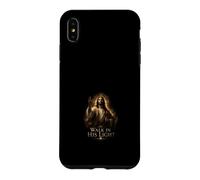 Marchez dans sa lumière Jésus-Christ Christian Faith Art Coque pour iPhone XS Max