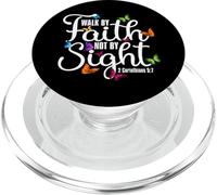 Marchez par la Foi et Non par la Vue 2 Corinthiens 5 7 Butterfly Art PopSockets PopGrip pour MagSafe