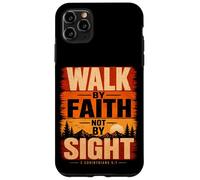 Marchez par la Foi et Non par la Vue (2 Corinthiens 5:7 Christian) Coque pour iPhone 11 Pro Max