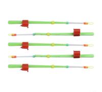 Marchfunny 5 pcs ABS Ice Fishing Rod Top Tip Indicateur pour Mini Cannes Partie Avant Section Pièce de rechange
