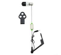 Marchfunny Alarme de pêche LED pour une meilleure visibilité nocturne - Design convivial - Idéal pour les amateurs de pêche en plein air (blanc)