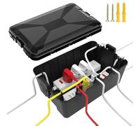 Marchfunny Boîte de dérivation extérieure de protection IP54 pour branchements électriques résistants aux intempéries, rallonges et prises de courant
