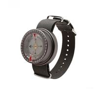 Marchfunny Bracelet de plongée en alliage d'aluminium pour boussole avec mouvement magnétique de précision, indice d'étanchéité jusqu'à 50 m et marquages phosphorescents