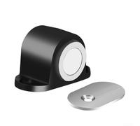 Marchfunny Butée de porte magnétique puissante pour une utilisation dans différentes pièces pour gérer le mouvement de la porte et préserver l'intégrité du mur et de la porte (noir)