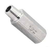 Marchfunny Clapet anti-retour de débit unidirectionnel fabriqué en acier inoxydable 304 avec connexion filetée mâle vers femelle pour une protection contre le refoulement de qualité industrielle (1/8)