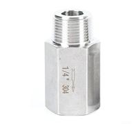 Marchfunny Clapet anti-retour de débit unidirectionnel fabriqué en acier inoxydable 304 avec connexion filetée mâle vers femelle pour une protection contre le refoulement de qualité industrielle (1/4)
