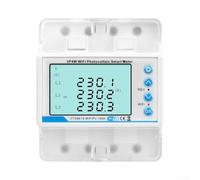 Marchfunny Compteur électrique WiFi triphasé avec surveillance photovoltaïque et protection de tension avec accès à distance pour une analyse détaillée de la consommation d'énergie