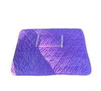 Marchfunny Couverture chauffante lavable USB sans fil 60 x 80 cm en velours à température constante pour canapé, lit, bureau, sieste, voyage, chaleur extérieure (violet)