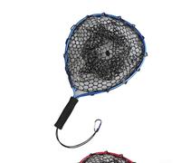 Marchfunny Filet télescopique avec poignée courte pour ramasser efficacement les kayaks dans des conditions d'eau douce et d'eau salée (A Noir)
