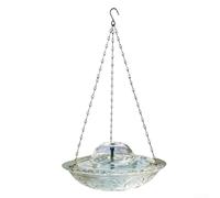 Marchfunny Fontaine de jardin alimentée par USB avec proportions équilibrées et mouvement naturel de l'eau pour améliorer la biodiversité du jardin (blanc transparent)