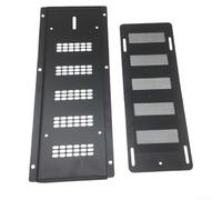 Marchfunny Grille d'aération en métal galvanisé pour ouvertures de 40,6 x 16,5 cm avec double système de protection pour ramper, sous-sol, garage, grenier, poules, réduction de l'humidité