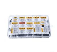 Marchfunny IC Component Pack contenant 150 pièces comprenant deux opamps comparateurs oscillateurs et processeurs audio pour applications de laboratoire