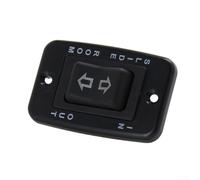 Marchfunny Interrupteur coulissant pour camping-car 20 A Courant continu, type à bascule CC 5 broches avec résistance haute température, finition noire, 1 pièce