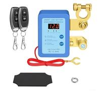Marchfunny Interrupteur de déconnexion de batterie 12 V 240 A avec télécommande flexible et commande manuelle pour voitures, bateaux, camping-cars et motos