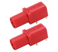 Marchfunny J.40016 Connecteur de sécurité pour multimètres Testeurs de tension et tâches techniques électriques Rouge 4 mm
