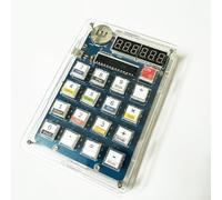 Marchfunny Kit de calculatrice avec affichage numérique de tube pour assemblage à monter soi-même prenant en charge les opérations mathématiques et conversion de résistance avec anneau de couleur