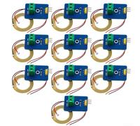 Marchfunny Lot de 10 modules de capteur de vibrations piézoélectriques analogiques compatibles Arduino pour projets électroniques de bricolage avec plage de tension de 3 V 5 V et mesure sensible des
