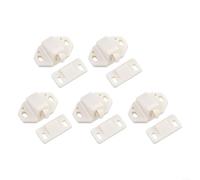 Marchfunny Lot de 5 loquets de porte avec rouleaux ABS pour meubles et portes d'armoire, système de gâche à ressort pour un verrouillage fluide et sécurisé