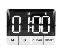 Marchfunny Minuteur de cuisine avec compte à rebours LED numérique et son d'alarme de 120 dB, dos magnétique pour un placement pratique, adapté pour la cuisine et divers besoins de gestion du temps