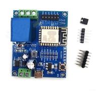 Marchfunny Module relais de développement ESP8266 avec large compatibilité d'entrée DC5-80 V pour programmation Arduino et MicroPython