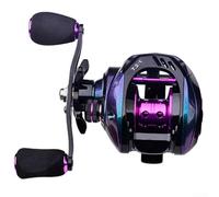 Marchfunny Moulinet de pêche DW139 avec rapport de vitesse de 7 à 21, 4 + 1 roulements à billes, système de traînée de 10 kg et engrenage principal en laiton offrant un fonctionnement fluide et fluide