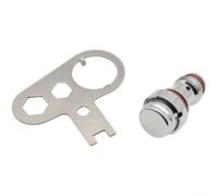 Marchfunny Pièce de rechange pour valve de gonflage pour appareils de contrôle de flottabilité en laiton avec placage chromé et joint torique en caoutchouc haute performance