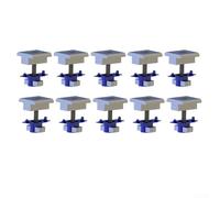 Marchfunny Pinces d'extrémité de panneau solaire avec écrous coniques offrant un maintien sûr sur les canaux de entretoise en acier de 3,8 cm pour les installations de bricolage et professionnelles