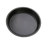 Marchfunny Plateau à pizza anti-adhésif en acier au carbone de 15,2 à 25,4 cm pour four à micro-ondes pour base de pizza croustillante, cuisson du poisson, de la viande, nettoyage facile (D)