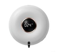 Marchfunny Pompe à savon électronique automatique - Support mural - 280 ml - Rechargeable - Installation sans perçage - Pompe à savon en mousse étanche avec écran LED